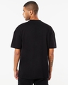 Shop Men's Black Game Over Typography Oversized Fit T-shirt-Design