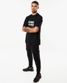 Shop Men's Black Game Over Typography Oversized Fit T-shirt