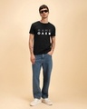 Shop Men's Black Game Over Typography T-shirt-Full