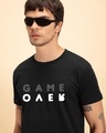 Shop Men's Black Game Over Typography T-shirt