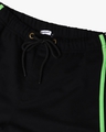 Shop Men's Black Gamify Side Panel Typography Shorts