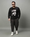 Shop Men's Black Genjutsu Graphic Printed Plus Size T-shirt-Design