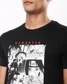 Shop Men's Black Genjutsu Graphic Printed T-shirt