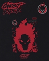 Shop Men's Black Ghost Rider Spirit of Vengeance Graphic Printed Oversized T-shirt