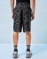 Shop Men's Black All Over Mickey Printed Super Loose Fit Shorts-Design