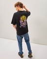 Shop Men's Black Gohan Graphic Printed Oversized T-shirt