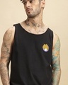 Shop Men's Black Gohan Graphic Printed Vest