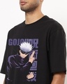 Shop Men's Black Anime Gojo Oversized T-shirt