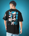 Shop Men's Black Gojo Satoru Jujutsu Kaisen Graphic Printed Oversized T-shirt
