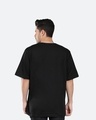 Shop Men's Black Gojo Spark Graphic Printed Oversized T-shirt-Full