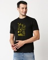 Shop Men's Black Goku Printed T-shirt-Front