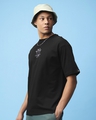 Shop Men's Black Gon & Killua Graphic Printed Oversized T-shirt-Design