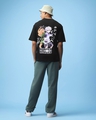 Shop Men's Black Gon & Killua Graphic Printed Oversized T-shirt