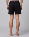 Shop Men's Black Good Vibes Relaxed Fit Boxers-Full