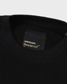 Shop Men's Black Goosebumps Graphic Printed Oversized Sweatshirt