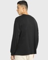Shop Men's Black Goosebumps Graphic Printed Oversized T-shirt-Full