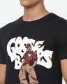 Shop Men's Black Goosebumps Graphic Printed T-shirt