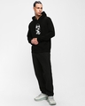 Shop Men's Black Grade 2 Megumi Graphic Printed Oversized Hoodies-Full