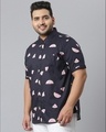 Shop Men's Black Graphic Design Stylish Casual Shirt-Design