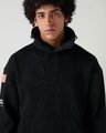 Shop Men's Black Graphic Printed Oversized Sweatshirt