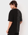 Shop Men's Black Graphic Printed Oversized T-shirt-Full