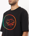 Shop Men's Black Meme Uncle Graphic Printed Oversized T-shirt-Full
