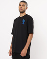 Shop Men's Black Cactus Graphic Printed Oversized T-shirt-Design