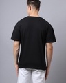 Shop Men's Black Graphic Printed Super Loose Fit T-shirt