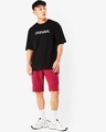 Shop Men's Black Dripster Graphic Printed Oversized T-shirt