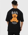 Shop Men's Black Main Character Graphic Printed Oversized T-shirt-Full