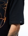 Shop Men's Black Graphic Printed Oversized T-shirt