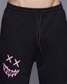 Shop Men's Black Graphic Printed Relaxed Fit Joggers