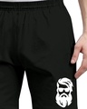 Shop Men's Black Graphic Printed Shorts-Full