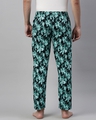 Shop Men's Black & Green All Over Floral Printed Cotton Pyjamas-Design