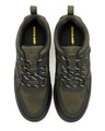 Shop Men's Black & Green Camoflauge Low-Top Sneakers