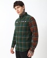 Shop Men's Green & Black Checked Shirt-Design