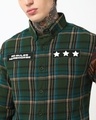 Shop Men's Green & Black Checked Shirt