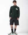 Shop Men's Blue & Green Checked Shirt-Full