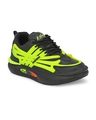 Shop Men's Black & Green Color Block Sneakers-Design