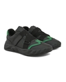 Shop Men's Black & Green Color Block Sneakers-Full