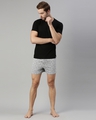 Shop Pack of 2 Men's Black & Grey All Over Printed Cotton Boxers