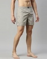 Shop Pack of 2 Men's Black & Grey All Over Printed Cotton Boxers-Design