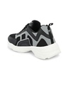 Shop Men's Black & Grey Color Block Casual Shoes-Full