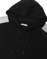Shop Men's Black & Grey Color Block Plus Size Oversized Hoodie T-shirt