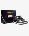 Shop Men's Black & Grey Punisher Color Block High Top Sneakers