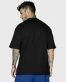 Shop Men's Black Gym Reaper Graphic Printed Oversized T-shirt-Full