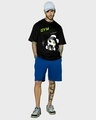 Shop Men's Black Gym Reaper Graphic Printed Oversized T-shirt