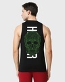 Shop Men's Black Hacker Graphic Printed Oversized Vest-Design