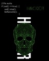Shop Men's Black Hacker Graphic Printed Oversized Vest