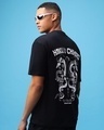 Shop Men's Black Haku X Chihiro Graphic Printed Oversized T-shirt-Front